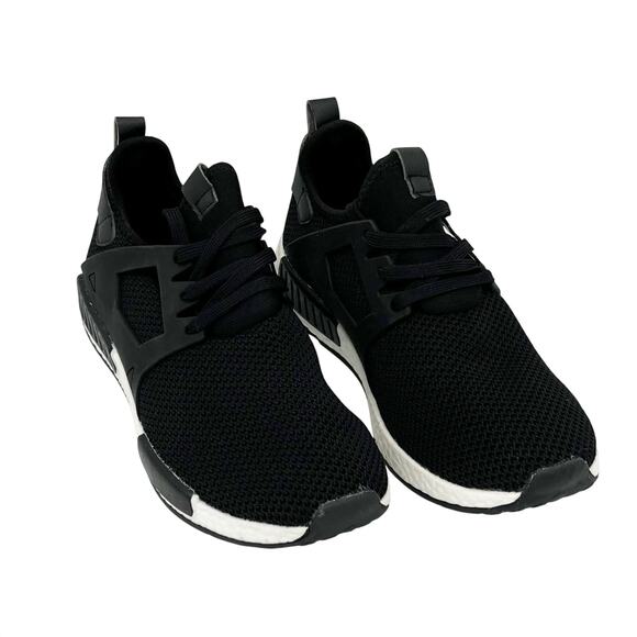 Baldi London Men's Arbuthnot Sneakers in Black/White Size 8 - Picture 1 of 7
